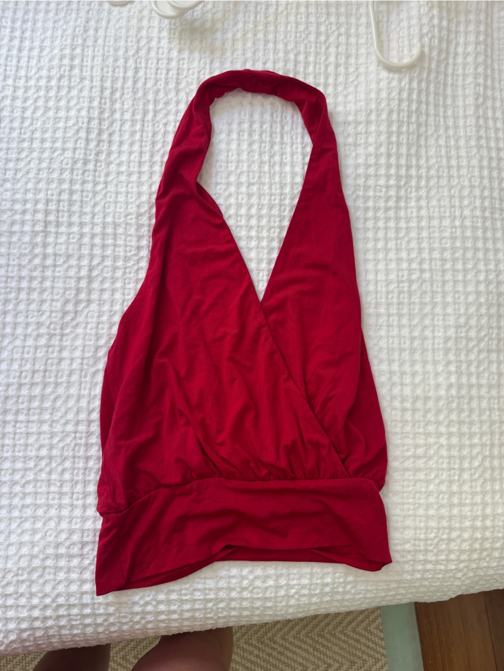 Garage Red Deep Plunge Halter Neck Size S